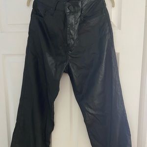 Mavi Faux Leather Wideleg pants